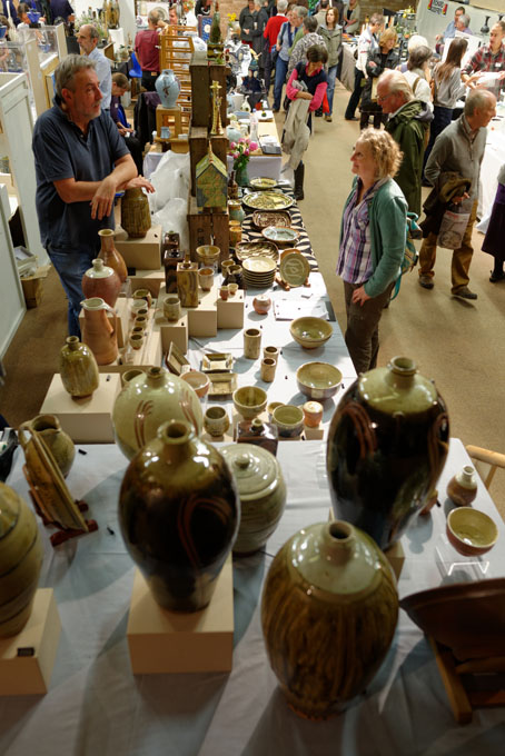 Phil Rogers at Oxford Ceramics Fair 2013