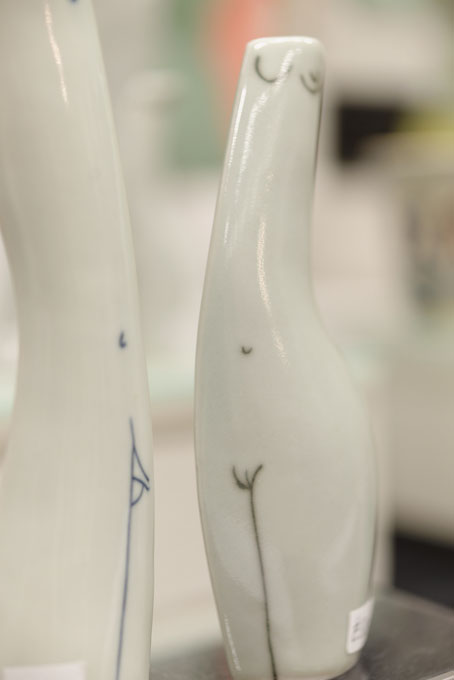 Jude Jelfs at Oxford Ceramics Fair 2013