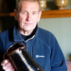 Jim Malone in 2013 - with one of his lovely jugs