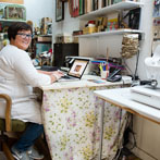 Louise Presley, Hope and Elvis, Textile artist and teacher 2015