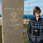 Laura at Dunnet Head