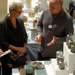 Eddie Curtis at Oxford Ceramics Fair 2013