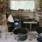 David Leach at Bovey Tracy in 1982/3