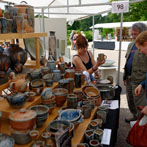 Earth and Fire, Rufford Abbey 2014. Lisa Hammond at her stand