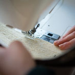 Ruth Waller of Waller Hewett, textile artists