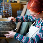 Ruth Waller of Waller Hewett, textile artists