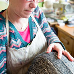 Ruth Waller of Waller Hewett, textile artists