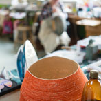 Ruth Waller of Waller Hewett, textile artists