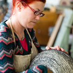 Ruth Waller of Waller Hewett, textile artists