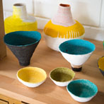 Ruth Waller of Waller Hewett, textile artists