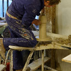 Stephen Parry 2013 - throwing the body of a tall jug