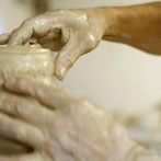 Stephen Parry 2013 - attaching the collar that will be thrown into a neck