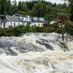 Falls of Dochart in spate September 2020